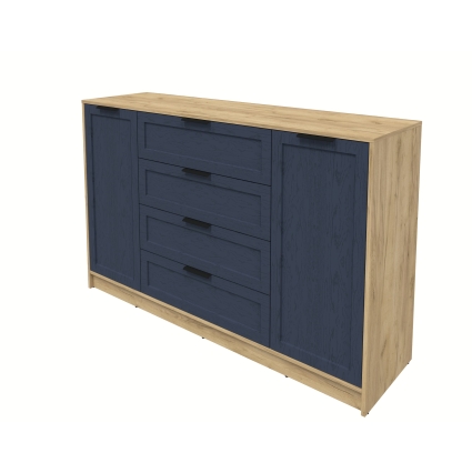 Тумба Тренд КТ-Т160 (Дуб золотой ЛДСП/ Дуб королевский ЛМДФ) Ш1600 В1020 Г451 Тумба Тренд КТ-Т160 (Дуб золотой ЛДСП/ Дуб королевский ЛМДФ) Ш1600 В1020 Г451